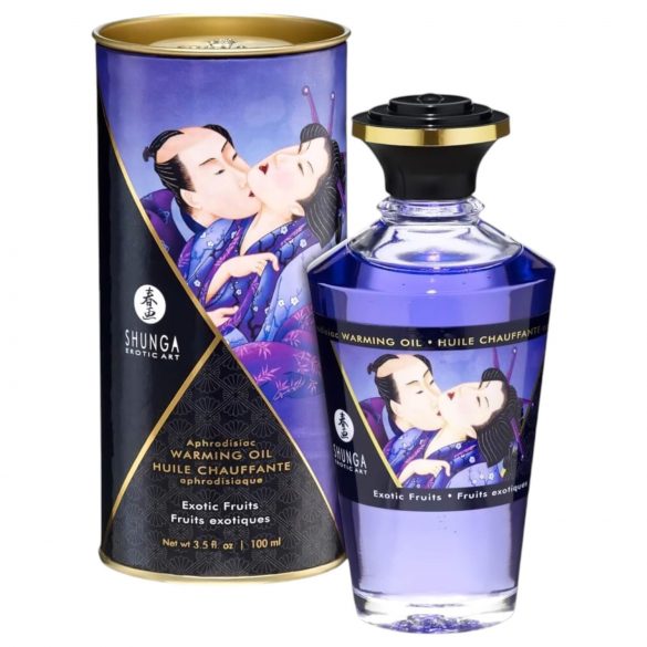 Shunga - sildošās masāžas eļļa - eksotiskie augļi (100 ml)