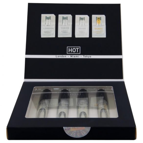 HOT LMTD vīriešu smaržu komplekts (4x5ml)