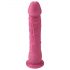 OgazR Optimus - piesūcekņa pamatnes reālistisks dildo - 22 cm (rozā)