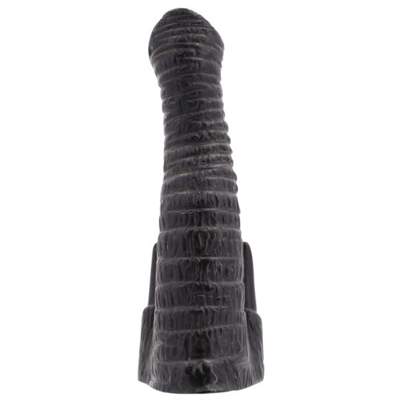 AnimHole Djumbo - ziloņa snuķa dildo - 18cm (melns)