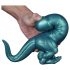 Toppedmonster - dinozaura silikona dildo - 26 cm (tirkīza)