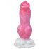 Animalorny Buldogs - suņa dzimumlocekļa dildo - 17 cm (rozā)