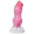 Animalorny Buldogs - suņa dzimumlocekļa dildo - 17 cm (rozā)