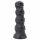 Toppedmonster - galvaskausa dildo - 22 cm (melna)