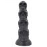 Toppedmonster - galvaskausa dildo - 22 cm (melna)