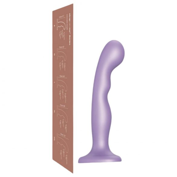 Strap-on-me P&G M - izliekt, ar pamatni dildo (violets)