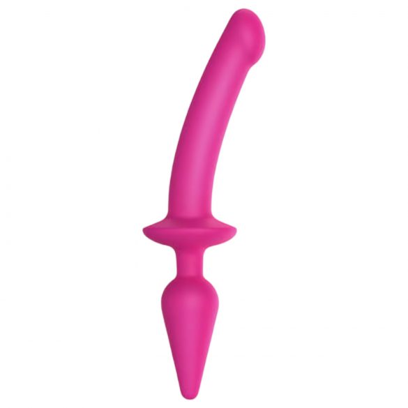 Strap-on-me Swith Semi-Realistic L - 2in1 silikona dildo (rozā)