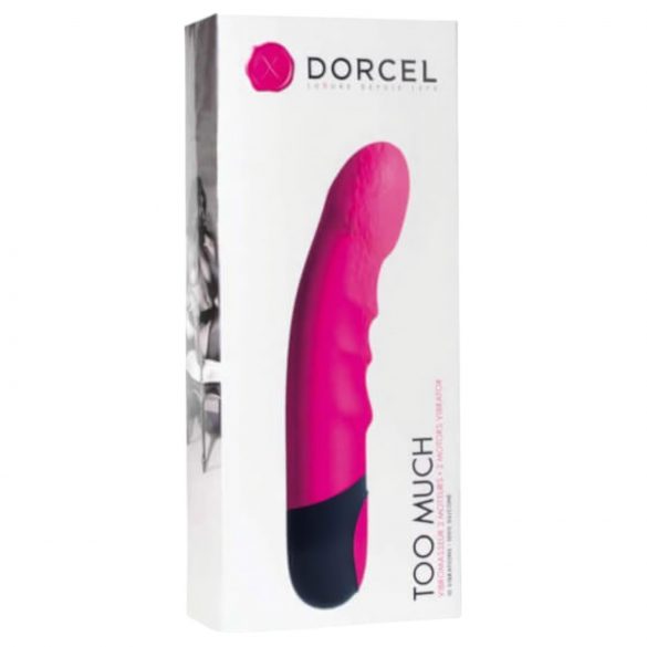 Dorcel Too Much - 2 motoru vibrators (rozā)