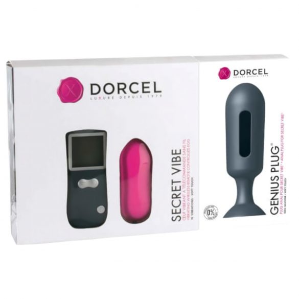 Dorcel Secret Vibe - radio vadības vibrējošu olu komplekts (2 daļas)