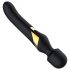 Dorcel Dual Orgasms Gold - akumulators, 2in1 masāžas vibrators (melns)