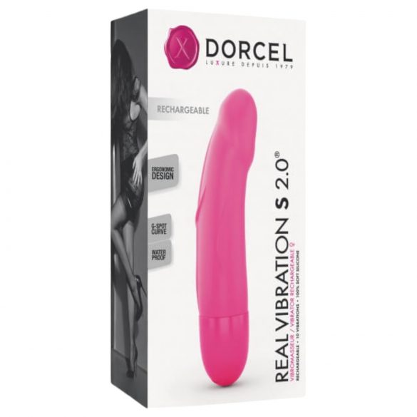 Dorcel Real Vibration S 2.0 - uzlādējams vibrators (rozā)