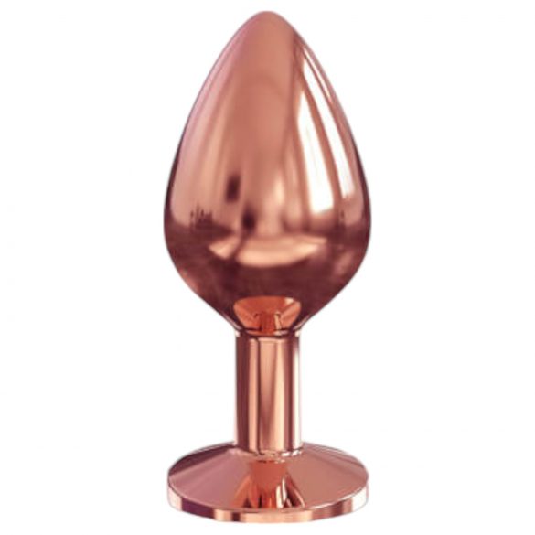 Dorcel Diamond Plug M - alumīnija anālais spraudnis - vidējs (rozā zelts)