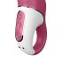 Satisfyer Petting Hippo - uzlādējams, ūdensizturīgs vibrators (magenta)