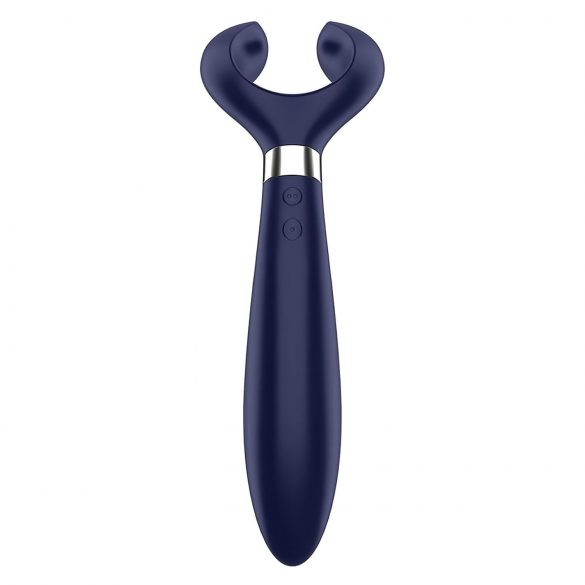 Satisfyer Endless Fun - akumulatora, ūdensnecaurlaidīgs pāriem paredzēts vibrators (zils)