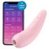 Satisfyer Curvy 2+ - gudrais gaisa viļņu klitora stimulators vibrators (rozā)