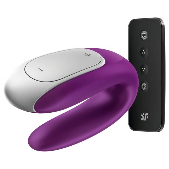 Satisfyer Double Fun - gudrais pāru vibrators (violets)