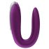 Satisfyer Double Fun - gudrais pāru vibrators (violets)