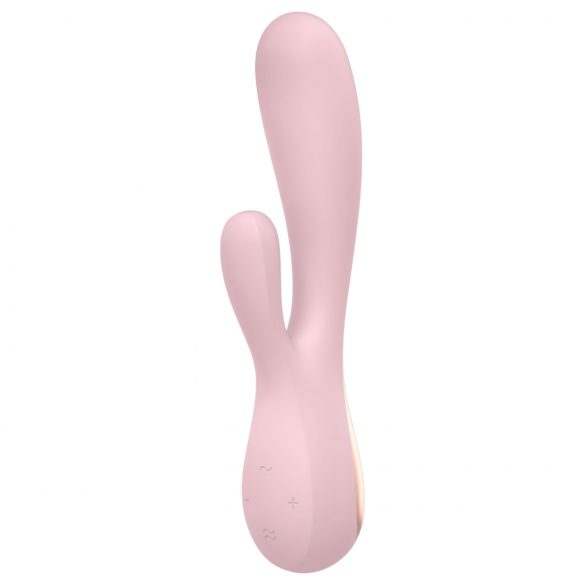 Satisfyer Mono Flex - gudrais ūdensizturīgais vibrators (gaiši rozā)