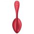 Satisfyer Shiny Petal - radiovibrācijas ola (sarkana)