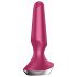 Satisfyer Plug-ilicious 2 - gudrais anālais vibrators (sarkans)