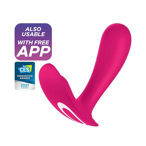 Satisfyer Top Secret - viedais 2 motoru vibrators (rozā)