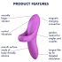 Satisfyer Bold Lover - uzlādējams, ūdensizturīgs pirkstiņu vibrators (rozā)