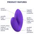 Satisfyer Love Riot - akumulatoru, ūdensnecaurlaidīgs pirkstu vibrators (violets)