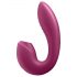 Satisfyer Sunray - akumulatora, gaisa viļņu 2in1 vibrators (sarkans)