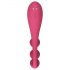 Satisfyer Tri Ball 1 - akumulatora, daudzfunkcionāls vibrators (sarkans)