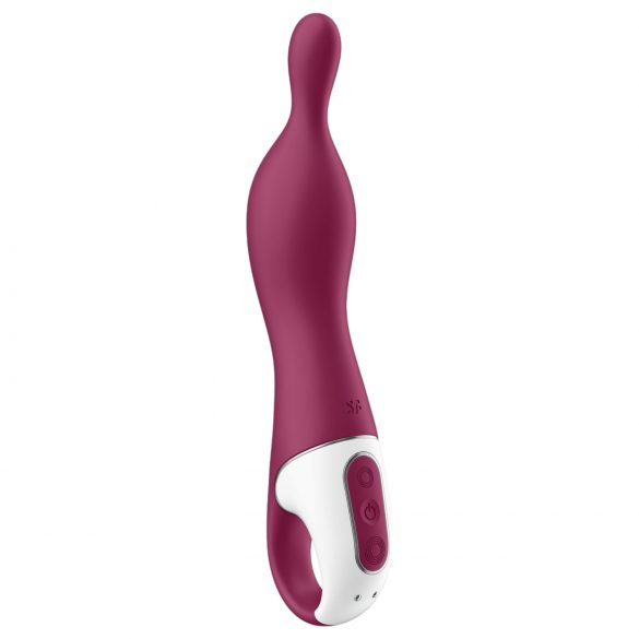 Satisfyer A-Mazing 1 - uzlādējams, A-punkta vibrators (sarkans)