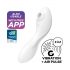 Satisfyer Curvy Trinity 5+ - gudrais 2in1 vibrators (balts)