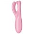 Satisfyer Threesome 4 - gudrais klitora vibrators (rozā)