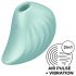 Satisfyer Pearl Diver - akumulators, gaisa viļņu klitora vibrators (mint)