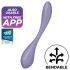 Satisfyer G-spot Flex 5 - viedais G-punkta vibrators (violeta)