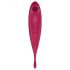 Satisfyer Twirling Pro - gudrs 2-in-1 klitora vibrators (sarkans)