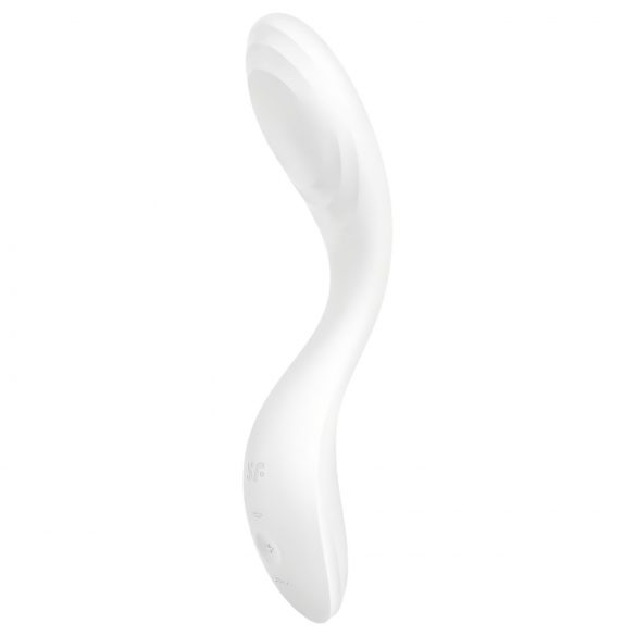 Satisfyer Rrrolling - uzlādējams, kustīgais G punkta vibrators ar lodīti (balts)