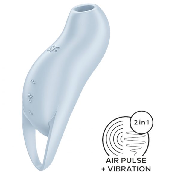 Satisfyer Pocket Pro 1 - gaisa viļņu klitora stimulators (zils)