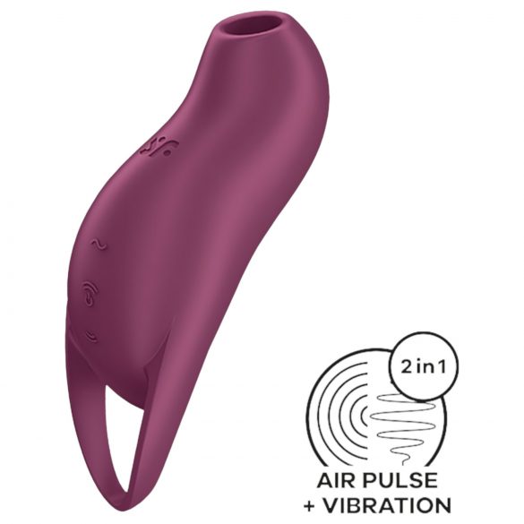 Satisfyer Pocket Pro 1 - akumulatora, gaisa viļņu klitora stimulators (violets)