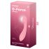 Satisfyer G-Force - uzlādējams, ūdensizturīgs G-punkta vibrators (rozā)