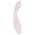 Satisfyer G-Force - akumulatora, ūdensnecaurlaidīgs G-punkta vibrators (bēšs)