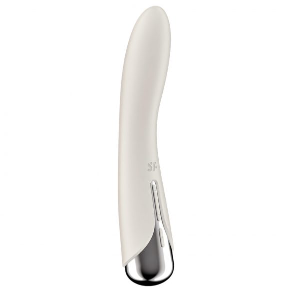 Satisfyer Spinning Vibe 1 - rotējošs G-punkta vibrators (bēšs)