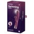 Satisfyer Spinning Rabbit 1 - rotējošs klitora vibrators ar roku (sarkans)