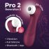 Satisfyer Pro 2 Gen3 - gudrs gaisa viļņu klitora stimulators (sarkans)