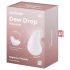 Satisfyer Dew Drop - uzlādējams, ūdensdrošs klitora stimulators (balts)