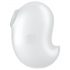 Satisfyer Cutie Ghost - bezvadu gaisa vilnis klitora stimulators (balts)