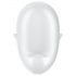 Satisfyer Cutie Ghost - bezvadu gaisa vilnis klitora stimulators (balts)