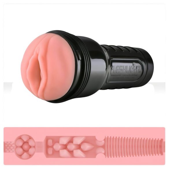 Fleshlight Pink Lady Destroya - dabiskas krāsas mākslīgā vagīna futrālī