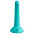 Dillio Curious Five - silikona dildo (15cm) - tirkīza