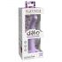 Dillio Curious Five - piesūcekņa silikona dildo (15cm) - violets