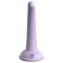 Dillio Curious Five - piesūcekņa silikona dildo (15cm) - violets